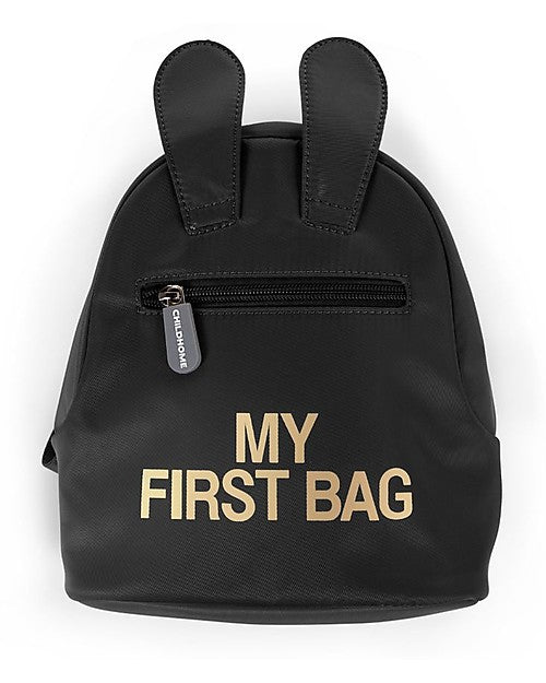 Zaino Childhome "My First bag" con chiusura a zip e due scomparti