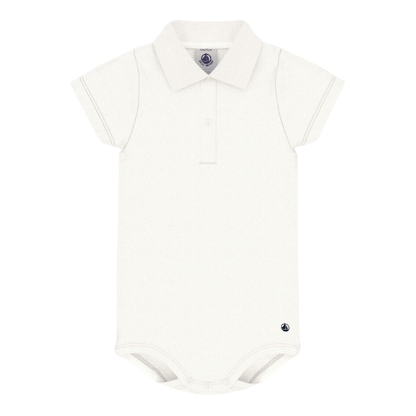 Body Petit Bateau con colletto polo