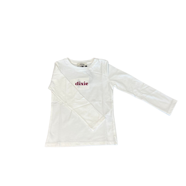 Tshirt Dixie manica lunga con scritta 